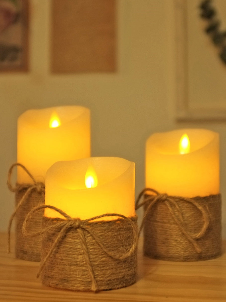 3Pcs Pet Memorial Simulation Electronic Candle